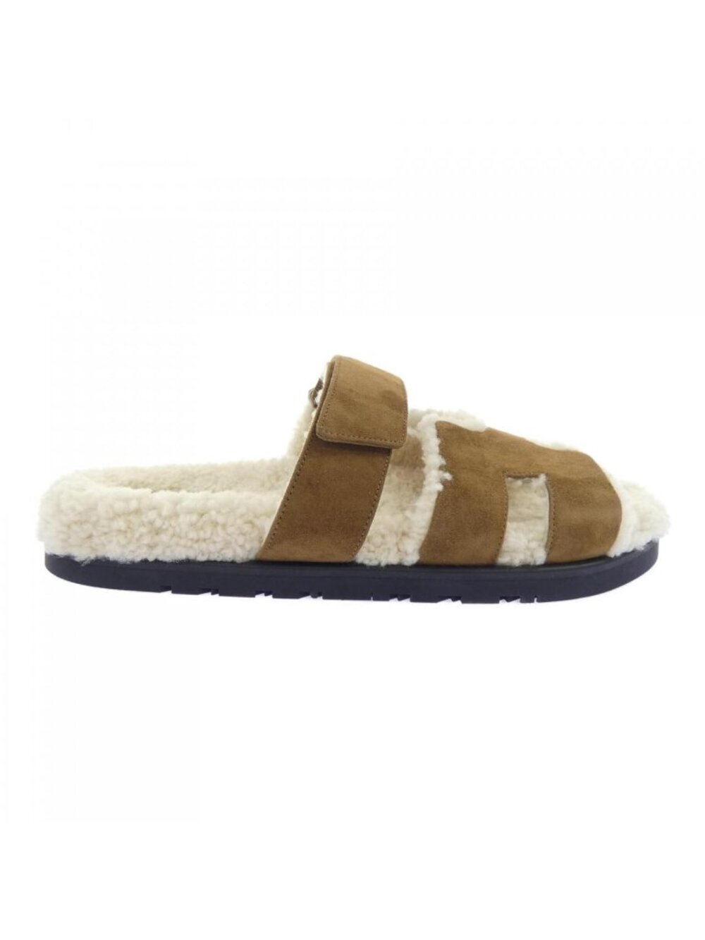 Hermes Chypre Sandals Brown